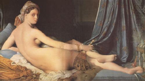 Jean Auguste Dominique Ingres La Grande Odalisque (mk05) china oil painting image